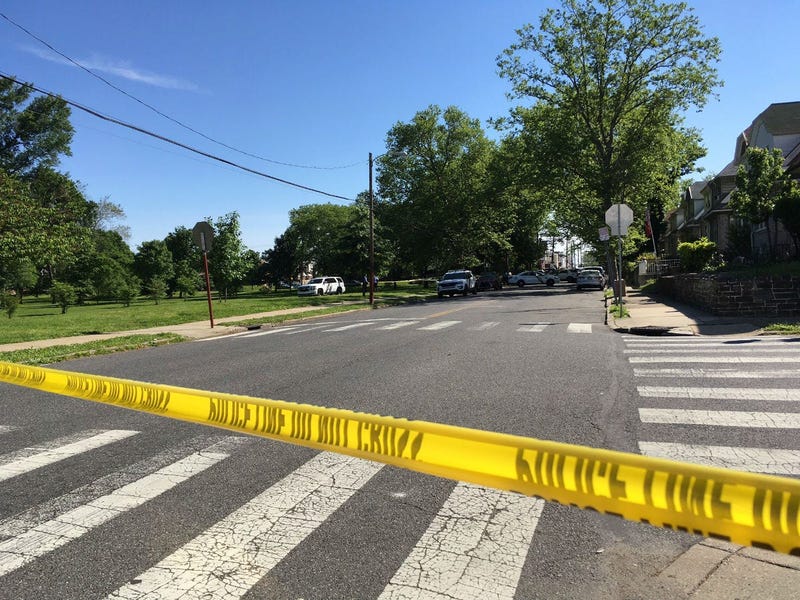 Police are on the scene on Charles Street in Wissinoming, where they say a U.S. marshal shot a man with a machete who refused to drop it.