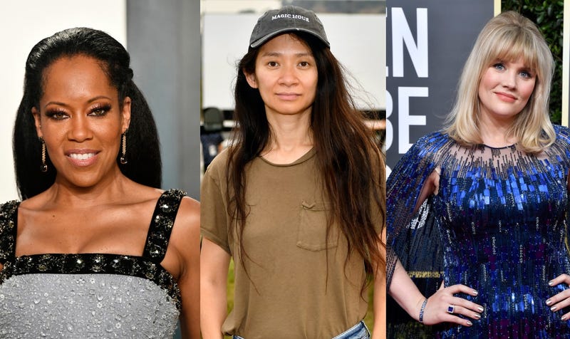 For the first time ever, women make up the majority of the Best Director - Motion Picture category at the Golden Globes. (from l to r.) Regina King, Chloe Zhao and Emerald Fennell are the three female directors vying for the honor.