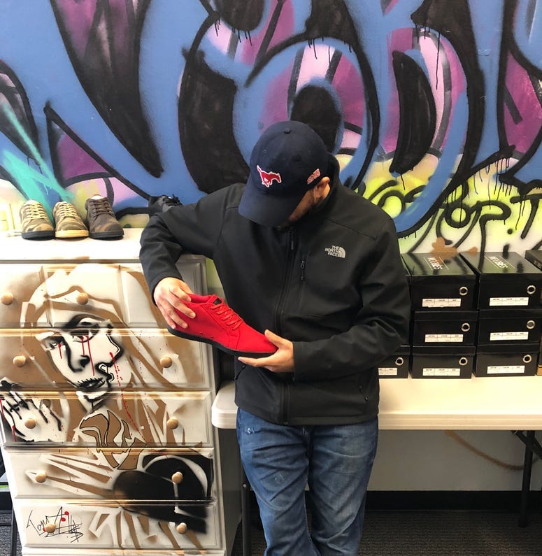 Woobies shoes founder Anthony Aguiniga
