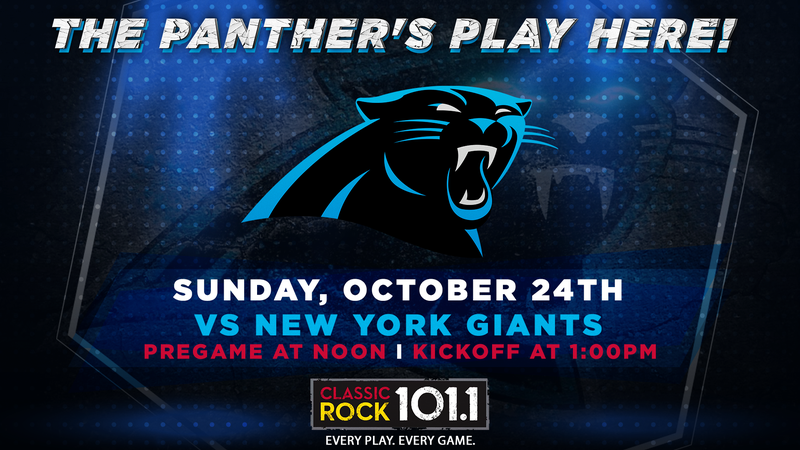 Listen Live: Panthers vs New York Giants