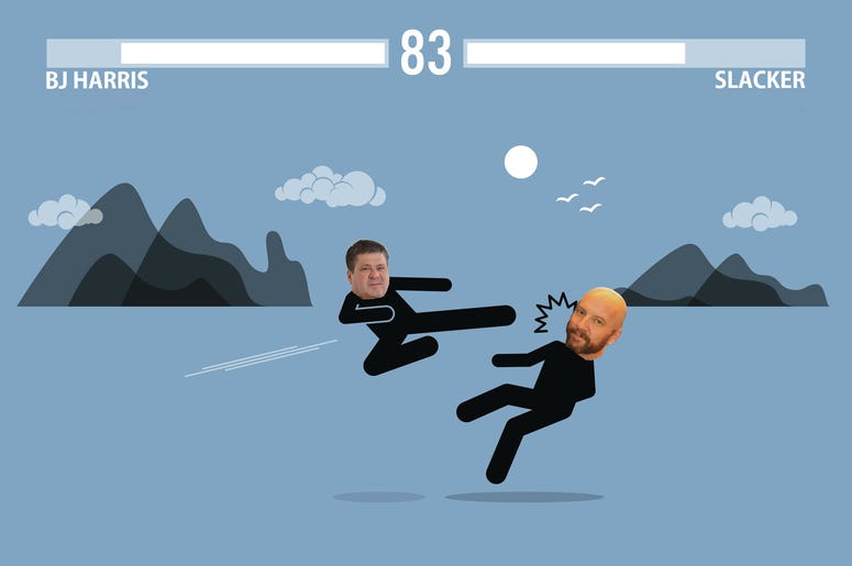 BJ vs Slacker Fight