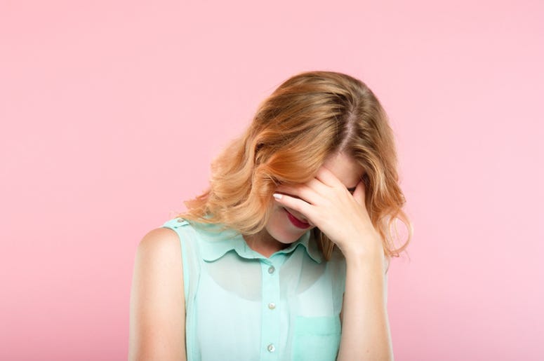 Woman Facepalm