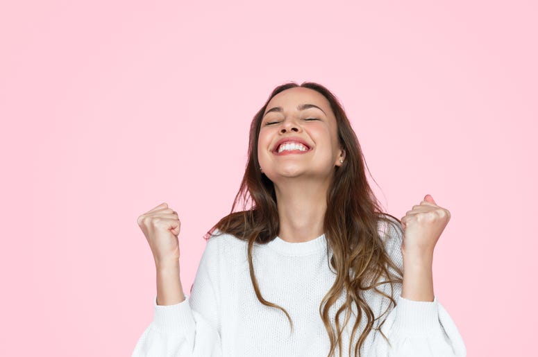 Excited Woman