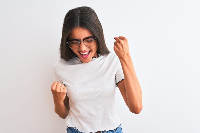 Excited Woman