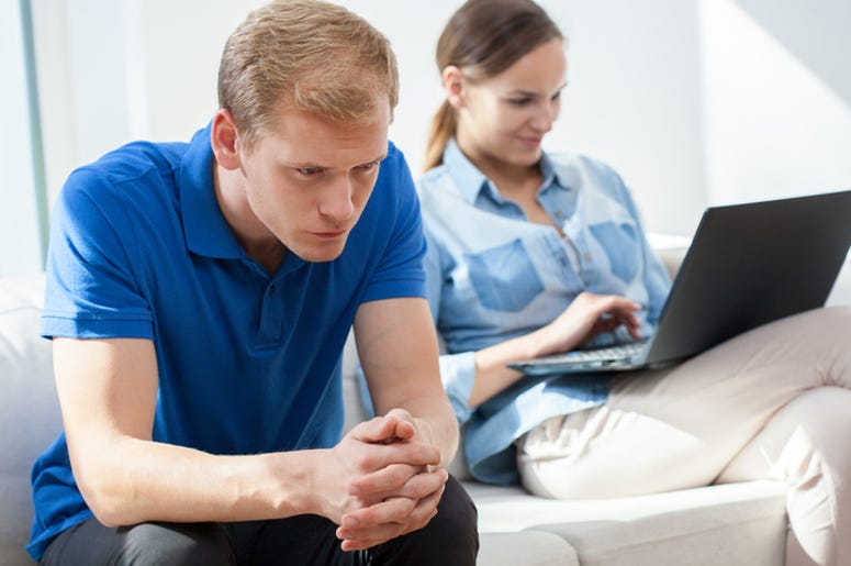 Wife Working and Ignoring Husband