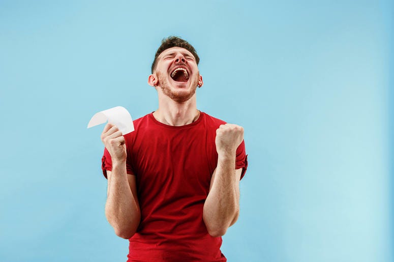 Excited Man