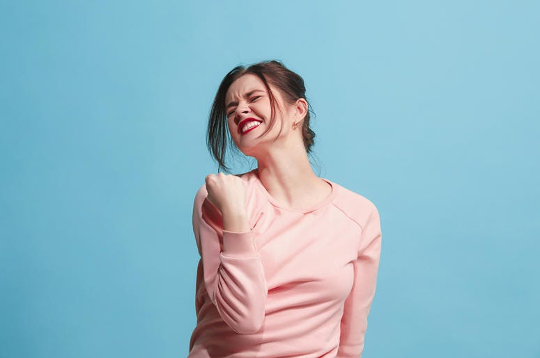 Excited Woman