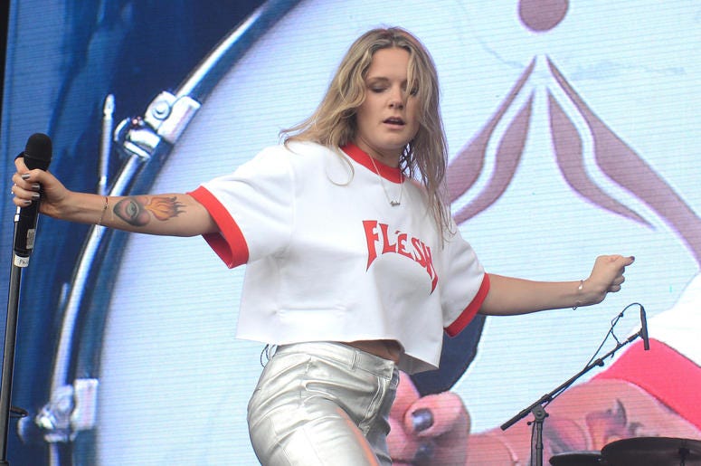 Tove Lo performs during the 2017 Outside Lands Music and Arts Festival Tove Lo performs during the 2017 Outside Lands Music and Arts Festival