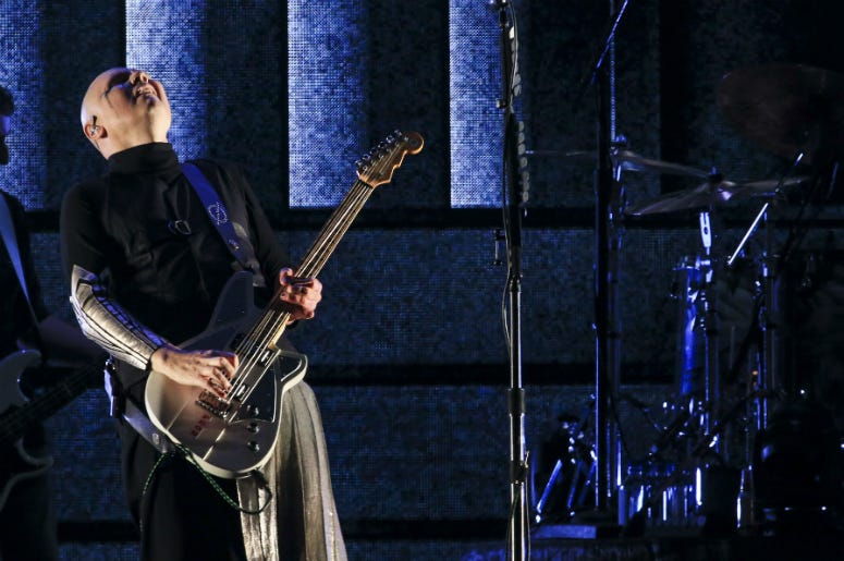 Billy Corgan of the Smashing Pumpkins perform at the Forum on August 30, 2018 Billy Corgan of the Smashing Pumpkins perform at the Forum on August 30, 2018