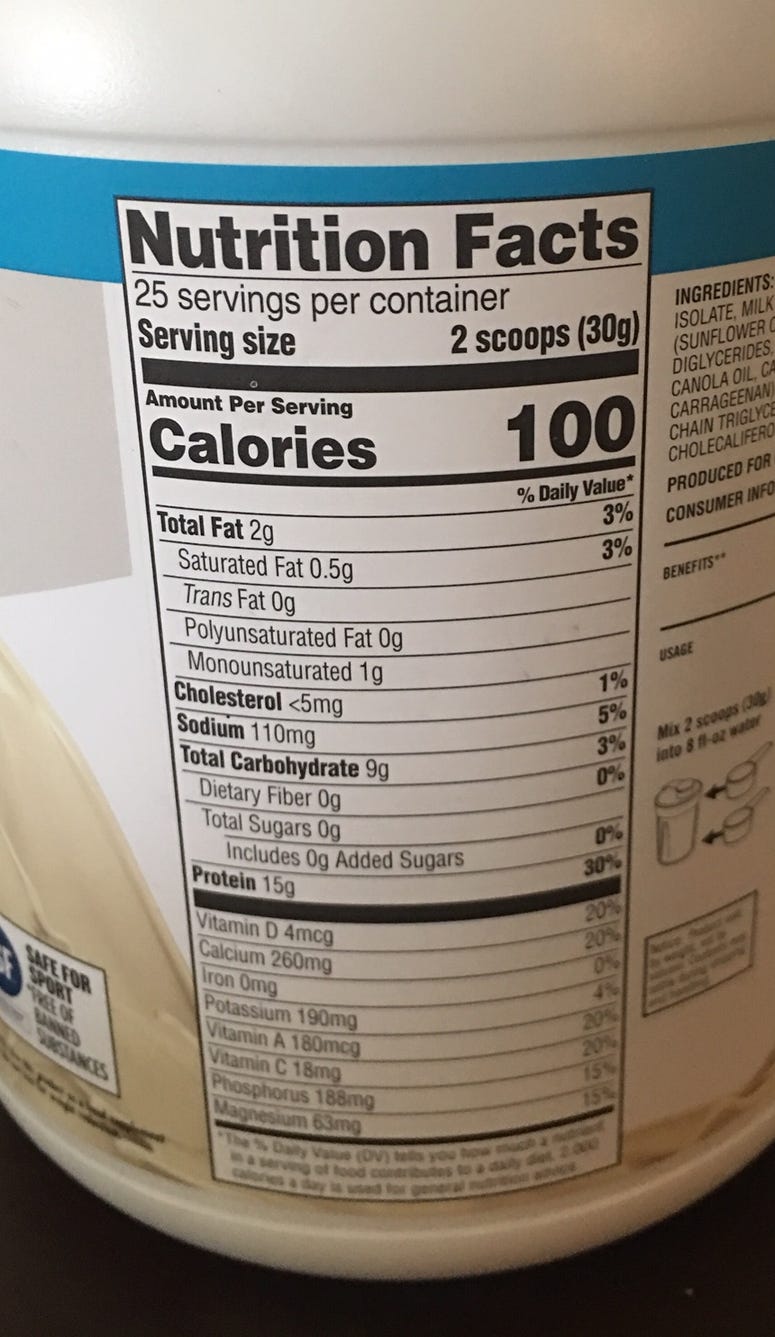 Protein Back