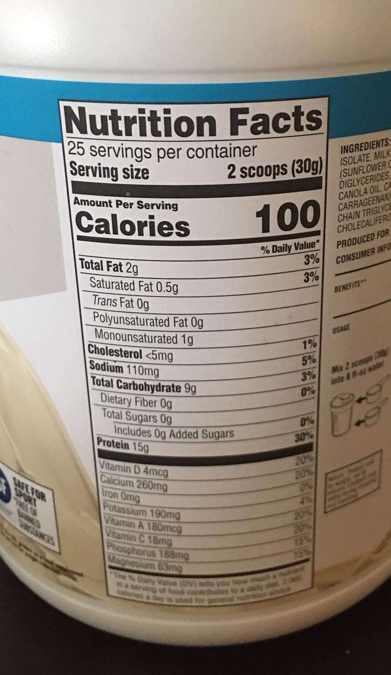 Protein Back