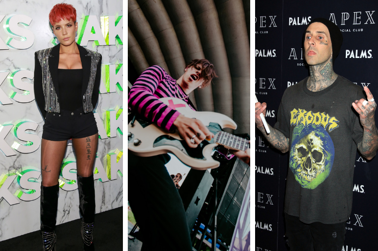 Halsey, YUNGLBUD, Travis Barker Halsey, YUNGLBUD, Travis Barker