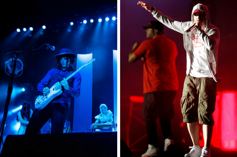 Jack White and Eminem Jack White and Eminem