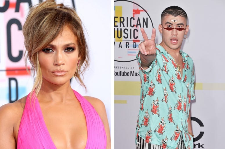 Jennifer Lopez and Bad Bunny Jennifer Lopez and Bad Bunny
