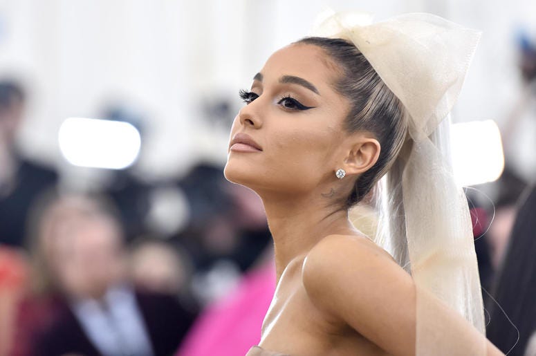 Ariana Grande walking the red carpet at The Metropolitan Museum of Art Ariana Grande walking the red carpet at The Metropolitan Museum of Art