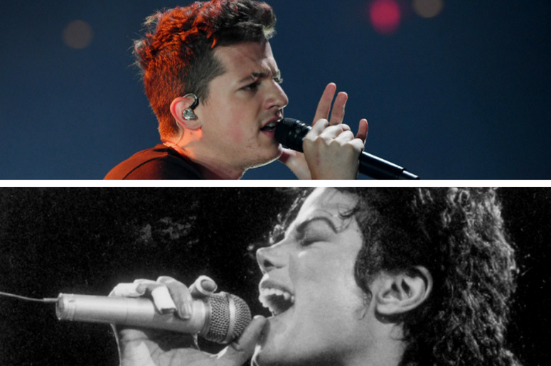 Charlie Puth | Michael Jackson July 26, 2017; Miami, FL, USA; Recording artist Charlie Puth performs at the American Airlines Arena. / Michael Jackson performing.