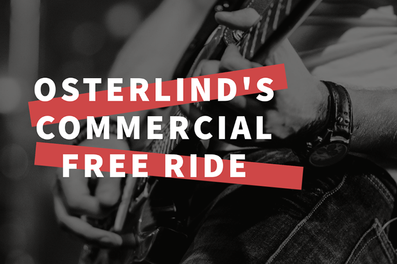 Osterlind's Commercial Free Ride