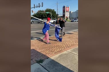 Men fight over Trump flag in Metairie