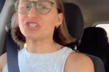 Woman freaks out over RBG dying