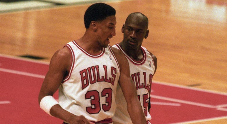 scottie pippen michael jordan