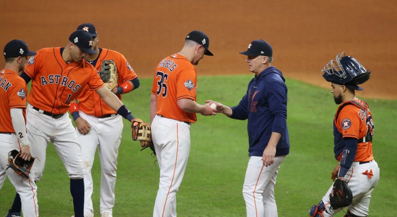 AJ Hinch World Series Game 7