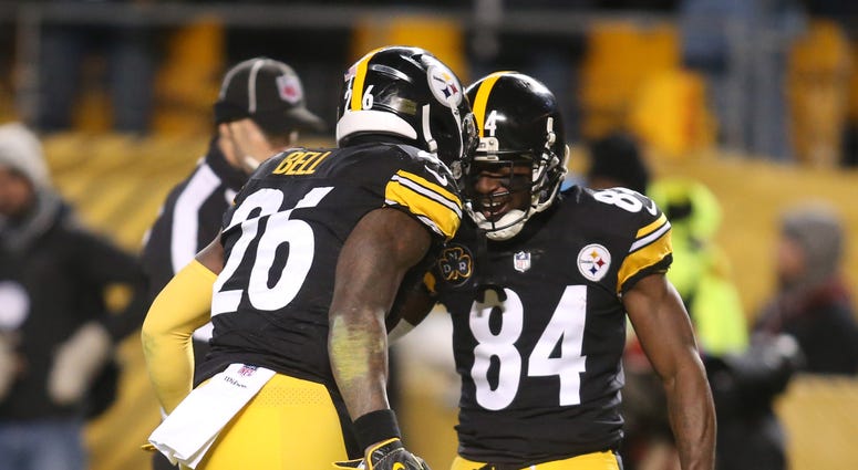 Le'Veon Bell Antonio Brown Pittsburgh Steelers NFL