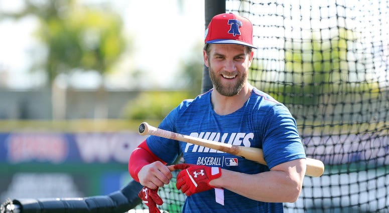 Bryce Harper Philadelphia Phillies MLB Spring Training