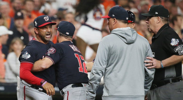 Dave Martinez Nationals World Series ejection