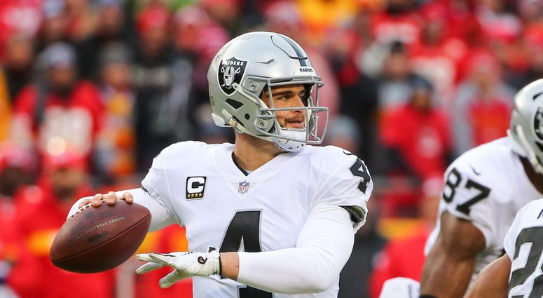 Derek Carr Oakland Raiders Kansas City Chiefs NFL