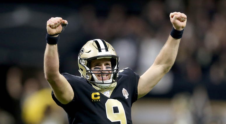 Drew Brees Saints Peyton Manning