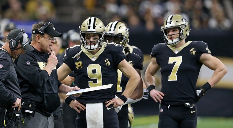 Drew Brees Taysom Hill Sean Payton Saints