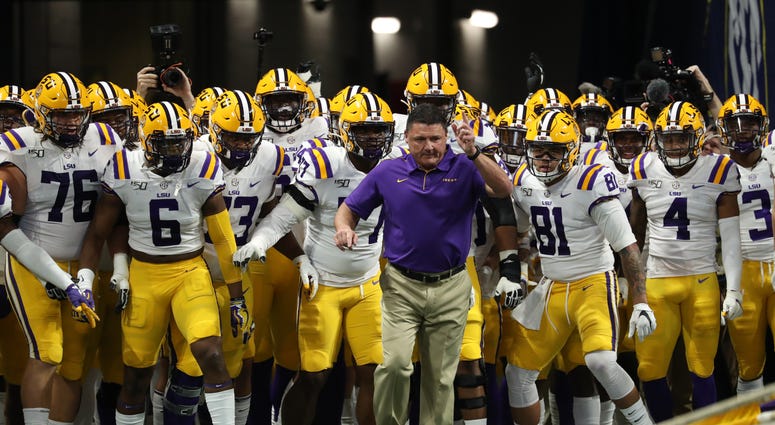 Ed Ogeron LSU SEC Championship