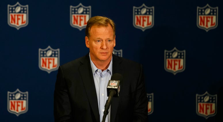 Commissioner Roger Goodell during a press conference at the NFL Annual Meetings at the Biltmore Resort. NFL: NFL Meetings