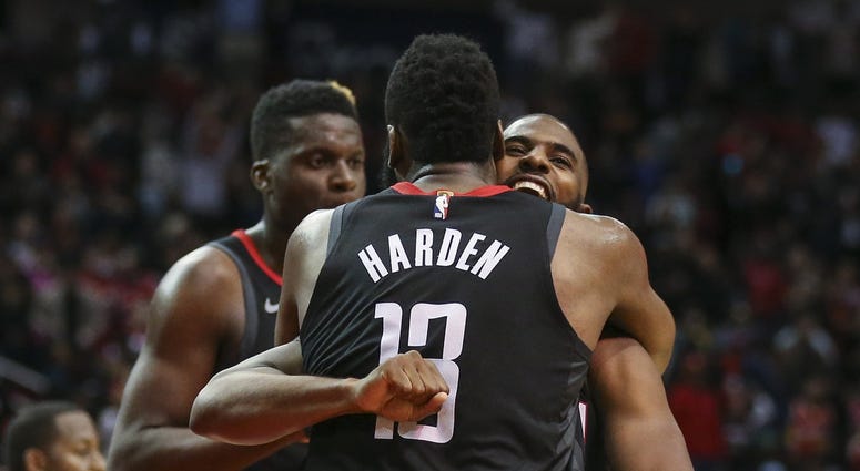 James Harden Chris Paul NBA Houston Rockets