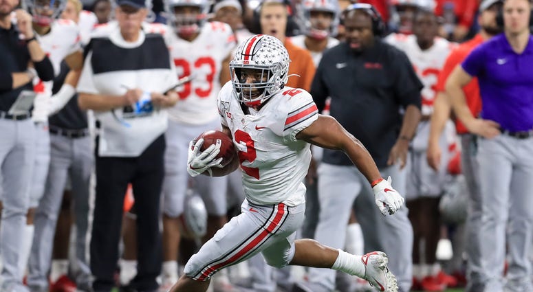 JK Dobbins Ohio State Big Ten Championship