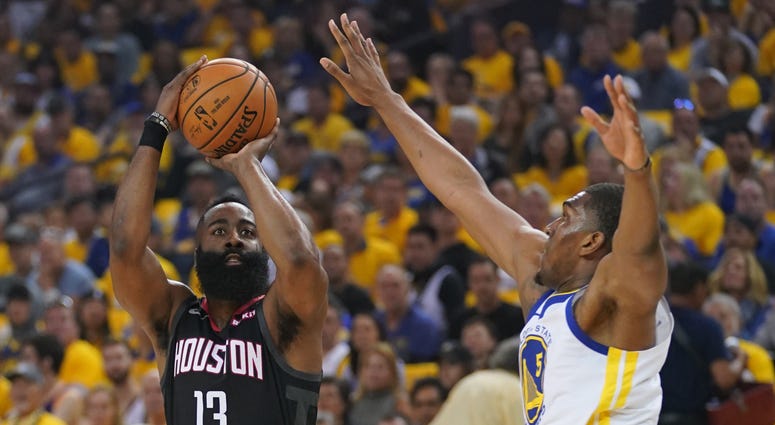 James Harden Houston Rockets Golden State Warriors