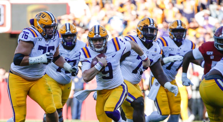 Joe Burrow LSU Alabama