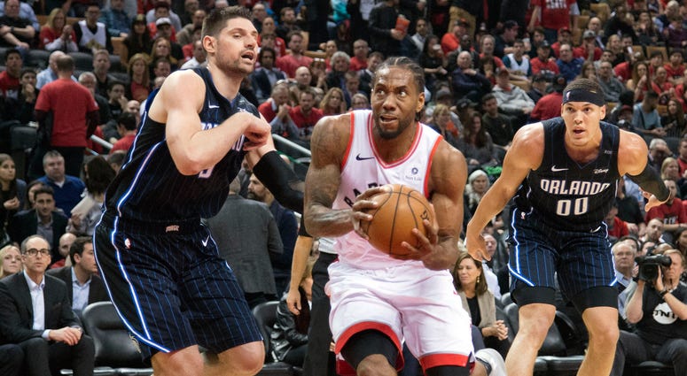 Kawhi Leonard Toronto Raptors Orlando Magic NBA Playoffs