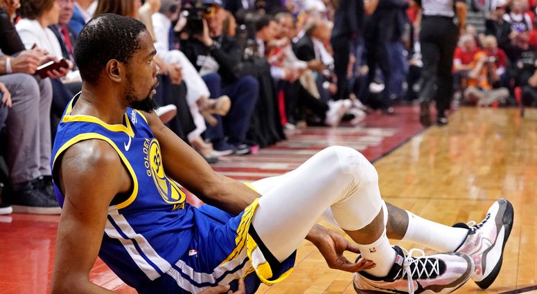 Kevin Durant Injury Game 5 NBA Finals