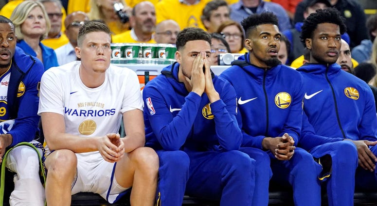 Klay Thompson Warriors Game 3 NBA Finals