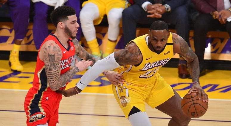 LeBron James Lonzo Ball