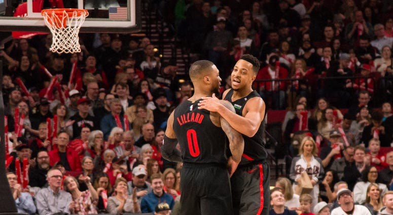 Portland Trail Blazers Damian Lillard C.J. McCollum
