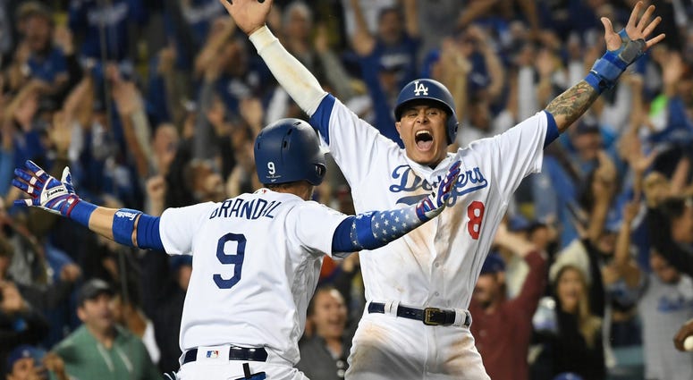 Manny Machado Los Angeles Dodgers NLCS MLB