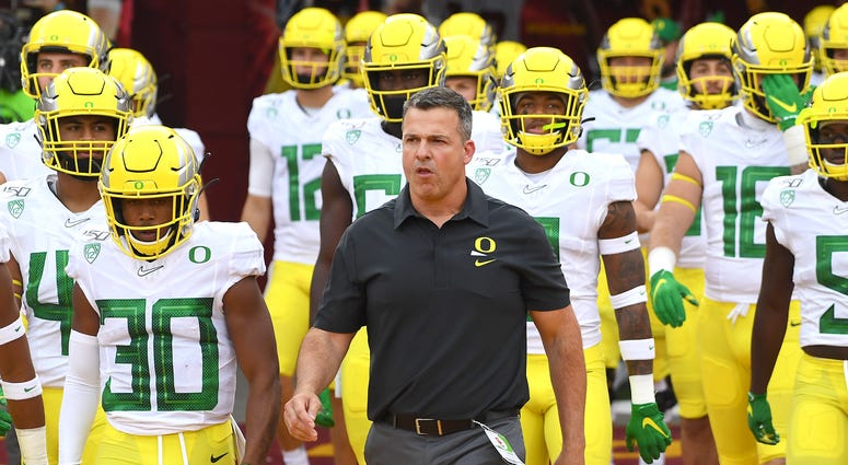 Oregon Coach Mario Cristobal