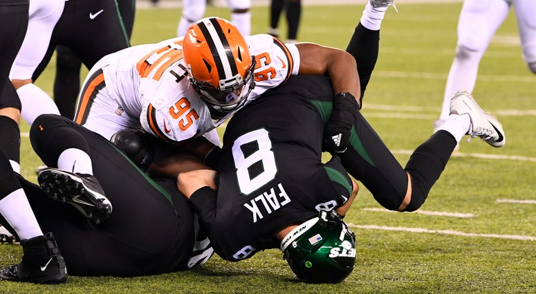Myles Garrett Browns Jets