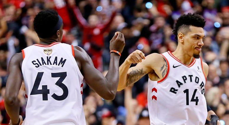 Pascal Siakam Danny Green Raptors NBA Finals