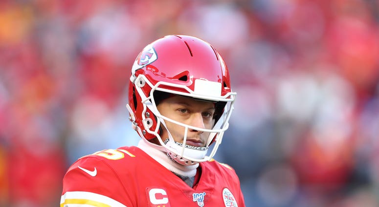 Patrick Mahomes Chiefs AFC Championship