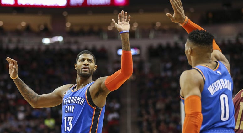 Paul George Russell Westbrook Thunder