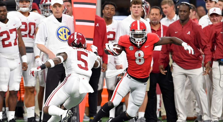 Riley Ridley Georgia Alabama SEC Championship Atlanta