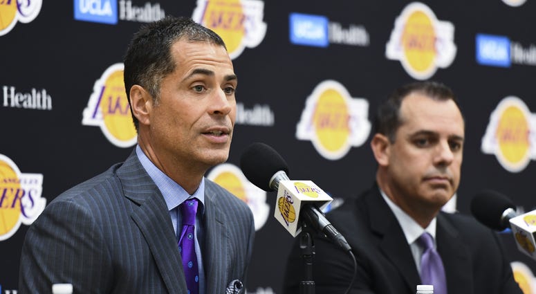 Rob Pelinka Frank Vogel Lakers
